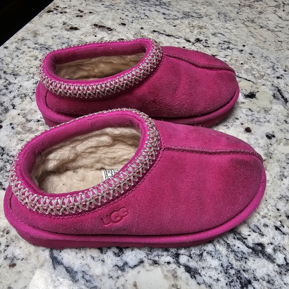 UGG TAZZ PINK TODDLER SLIPPERS SIZE 11